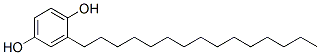 2-Pentadecylhydroquinone Structure,53918-51-7Structure