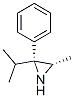 Aziridine,3-methyl-2-(1-methylethyl)-2-phenyl-,cis-(9ci) Structure,53932-94-8Structure