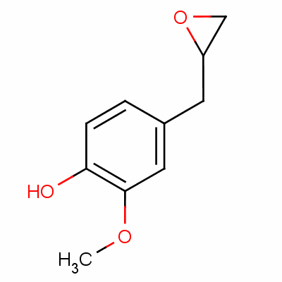 2-Methoxy-4-(oxiranylmethyl)phenol Structure,53940-49-1Structure