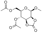 Methyl 4,6-di-o-acetyl-beta-d-mannopyranoside 2,3-carbonate Structure,53958-22-8Structure