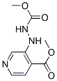 3-[2-(Methoxycarbonyl )hydrazino]-4-pyridinecarboxylic acid methyl ester Structure,53975-69-2Structure