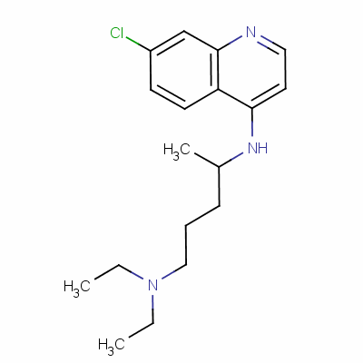 Chloroquine Structure,54-05-7Structure