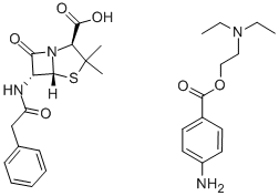 Procaine penicillin G Structure,54-35-3Structure