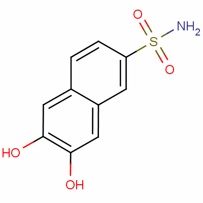 6,7-Dihydroxynaphthalene-2-sulphonamide Structure,54023-75-5Structure