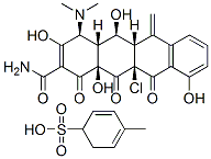 5-Hydroxy-6-demethyl-6-desoxy-6-methylene-11-chlorotetracycline Structure,54046-89-8Structure