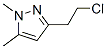 1H-pyrazole,3-(2-chloroethyl)-1,5-dimethyl- Structure,54055-31-1Structure