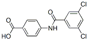 Benzoic acid, 4-[(3,5-dichlorobenzoyl)amino]- Structure,54057-49-7Structure