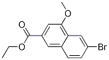 6-Bromo-4-methoxy-2-naphthalenecarboxylic acid ethyl ester Structure,540779-30-4Structure