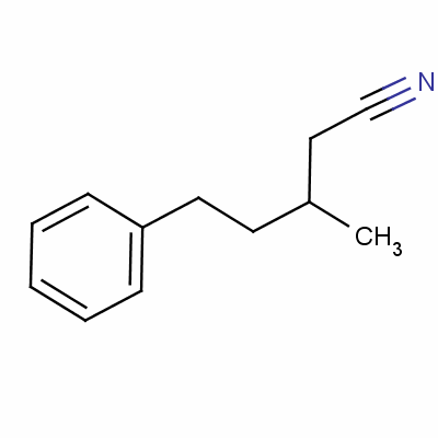 3-Methyl-5-phenylpentanenitrile Structure,54089-83-7Structure