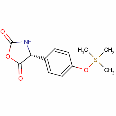 (R)-4-[4-[(trimethylsilyl)oxy]phenyl ]oxazolidine-2,5-dione Structure,54148-08-2Structure