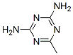 6-Methyl-1,3,5-triazine-2,4-diamine Structure,542-02-9Structure