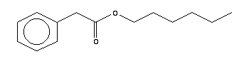 Benzeneacetic acid, hexyl ester Structure,5421-17-0Structure