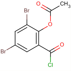 2-(Acetyloxy)-3,5-dibromobenzoyl chloride Structure,54223-78-8Structure