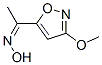 Ethanone,1-(3-methoxy-5-isoxazolyl)-,oxime (9ci) Structure,54258-27-4Structure