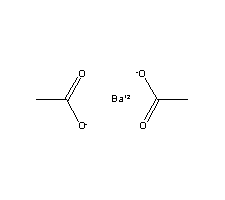 Barium acetate Structure,543-80-6Structure