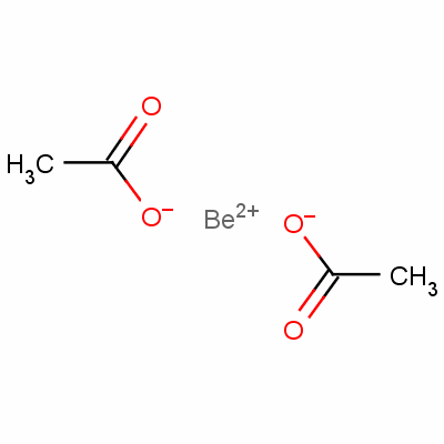 Beryllium acetate, basic Structure,543-81-7Structure