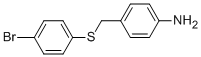 4-{[(4-Bromophenyl)sulfanyl]methyl}aniline Structure,54306-14-8Structure