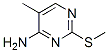 2-(Methylthio)-5-methylpyrimidine-4-amine Structure,54308-64-4Structure