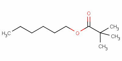 Propanoic acid, 2,2-dimethyl-, hexyl ester Structure,5434-57-1Structure