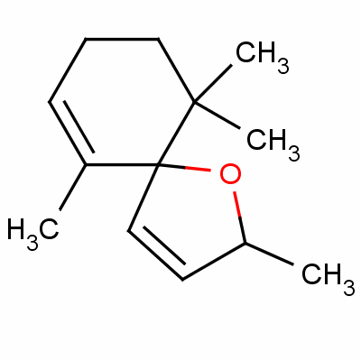 2,6,10,10-Tetramethyl-1-oxaspiro[4.5]deca-3,6-diene Structure,54344-61-5Structure