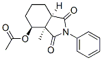 (3Ar,7aα)-4β-(acetyloxy)-3a,4,5,6,7,7a-hexahydro-3aα-methyl-2-phenyl-1h-isoindole-1,3(2h)-dione Structure,54346-15-5Structure