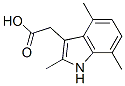 (2,4,7-Trimethyl-1H-indol-3-yl)acetic acid Structure,5435-43-8Structure