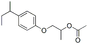 2-Propanol,1-[4-(1-methylpropyl)phenoxy]-, 2-acetate Structure,5436-95-3Structure