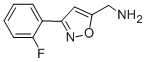 [3-(2-Fluorophenyl)isoxazol-5-yl]methylamine Structure,543713-33-3Structure