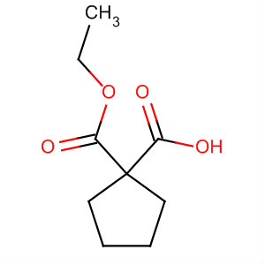 1,1-Cyclopentanedicarboxylic acid monoethyl ester Structure,54378-87-9Structure