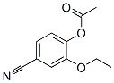 4-Cyano-2-ethoxyphenyl acetate Structure,5438-50-6Structure