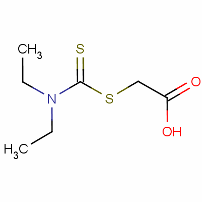 Acetic acid,2-[[(diethylamino)thioxomethyl]thio]- Structure,5439-93-0Structure