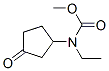 Methyl ethyl(3-oxocyclopentyl)carbamate Structure,543911-28-0Structure