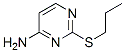 2-(Propylthio)-4-pyrimidinamine Structure,54410-88-7Structure