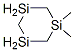 1,1-Dimethyl-1,3,5-trisilacyclohexane Structure,54424-15-6Structure