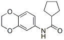 Cyclopentanecarboxamide,n-(2,3-dihydro-1,4-benzodioxin-6-yl)-(9ci) Structure,544415-79-4Structure