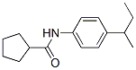 Cyclopentanecarboxamide,n-[4-(1-methylpropyl)phenyl ]-(9ci) Structure,544463-05-0Structure