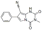 1,2,3,4-Tetrahydro-3-methyl-2,4-dioxo-7-phenylpyrrolo[1,2-a]-1,3,5-triazine-8-carbonitrile Structure,54450-42-9Structure