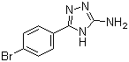 5-(4-Bromophenyl)-4H-1,2,4-triazol-3-amine Structure,54464-13-0Structure