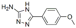 5-(4-Methoxyphenyl)-4H-1,2,4-triazol-3-amine Structure,54464-14-1Structure