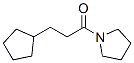 Pyrrolidine, 1-(3-cyclopentyl-1-oxopropyl)- (9ci) Structure,544683-75-2Structure