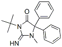 3-(1,1-Dimethylethyl)-2-imino-1-methyl-5,5-diphenyl-4-imidazolidinone Structure,54508-07-5Structure