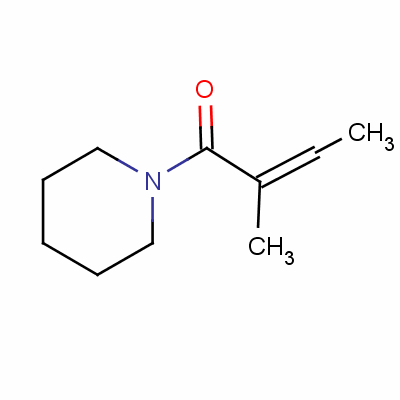 1-(2-Methyl-1-oxobut-2-enyl)piperidine Structure,54533-29-8Structure