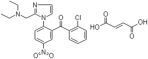 Nizofenone fumarate Structure,54533-86-7Structure