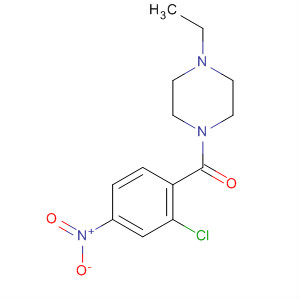 (4-Nitro-2-chloro-phenyl)-(4-ethylpiperazin-1-yl)methanone Structure,545369-75-3Structure