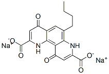 6-Butyl-1,4,7,10-tetrahydro-4,10-dioxo-1,7-phenanthroline-2,8-dicarboxylic acid disodium salt Structure,54545-84-5Structure