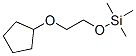 [2-(Cyclopentyloxy)ethoxy](trimethyl)silane Structure,54550-17-3Structure