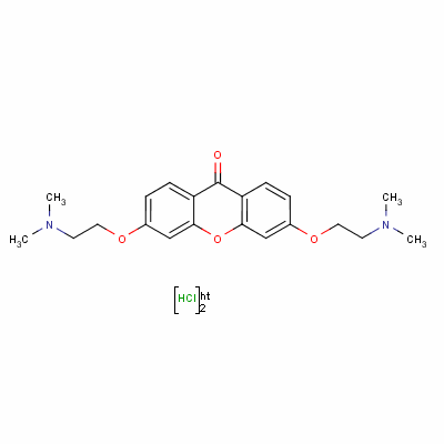 3,6-Bis[2-(dimethylamino)ethoxy]-9h-xanthen-9-one dihydrochloride Structure,54593-27-0Structure