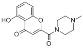 5-Hydroxy-2-(4-methyl-piperazine-1-carbonyl)-chromen-4-one Structure,546093-05-4Structure