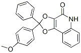 2-(4-Methoxyphenyl)-2-phenyl-1,3-dioxolo[4,5-c]quinolin-4(5h)-one Structure,54616-40-9Structure