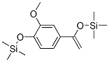 1-(Trimethylsiloxy)-2-methoxy-4-(1-trimethylsiloxyethenyl)-benzene Structure,54619-52-2Structure